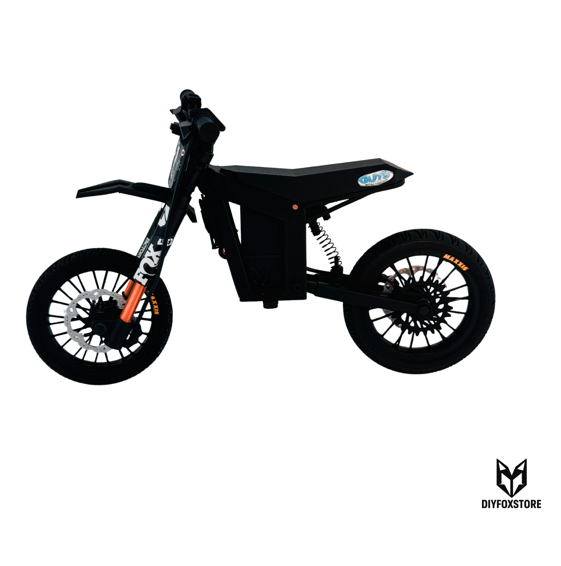 Mini Electric Dirt Bike 3D Scale Model – Tuttio Style Inspired Collectible