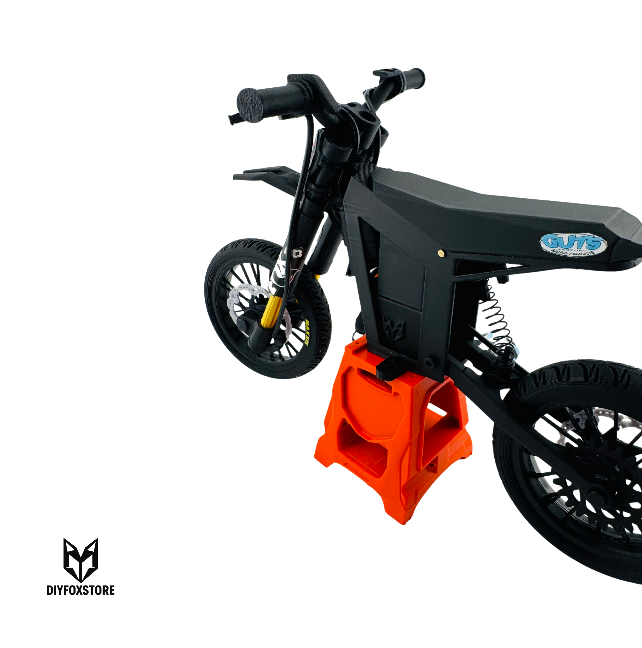 Mini Electric Dirt Bike 3D Scale Model – Tuttio Style Inspired Collectible