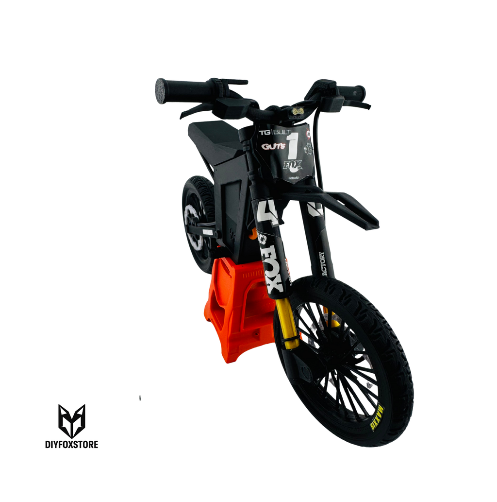 Mini Electric Dirt Bike 3D Scale Model – Tuttio Style Inspired Collectible