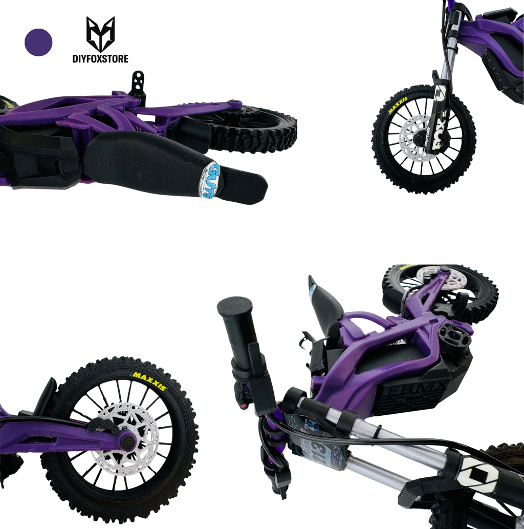 Mini Electric Dirt Bike 3D Scale Model – Basic Display Collectible | DIYFOXSTORE