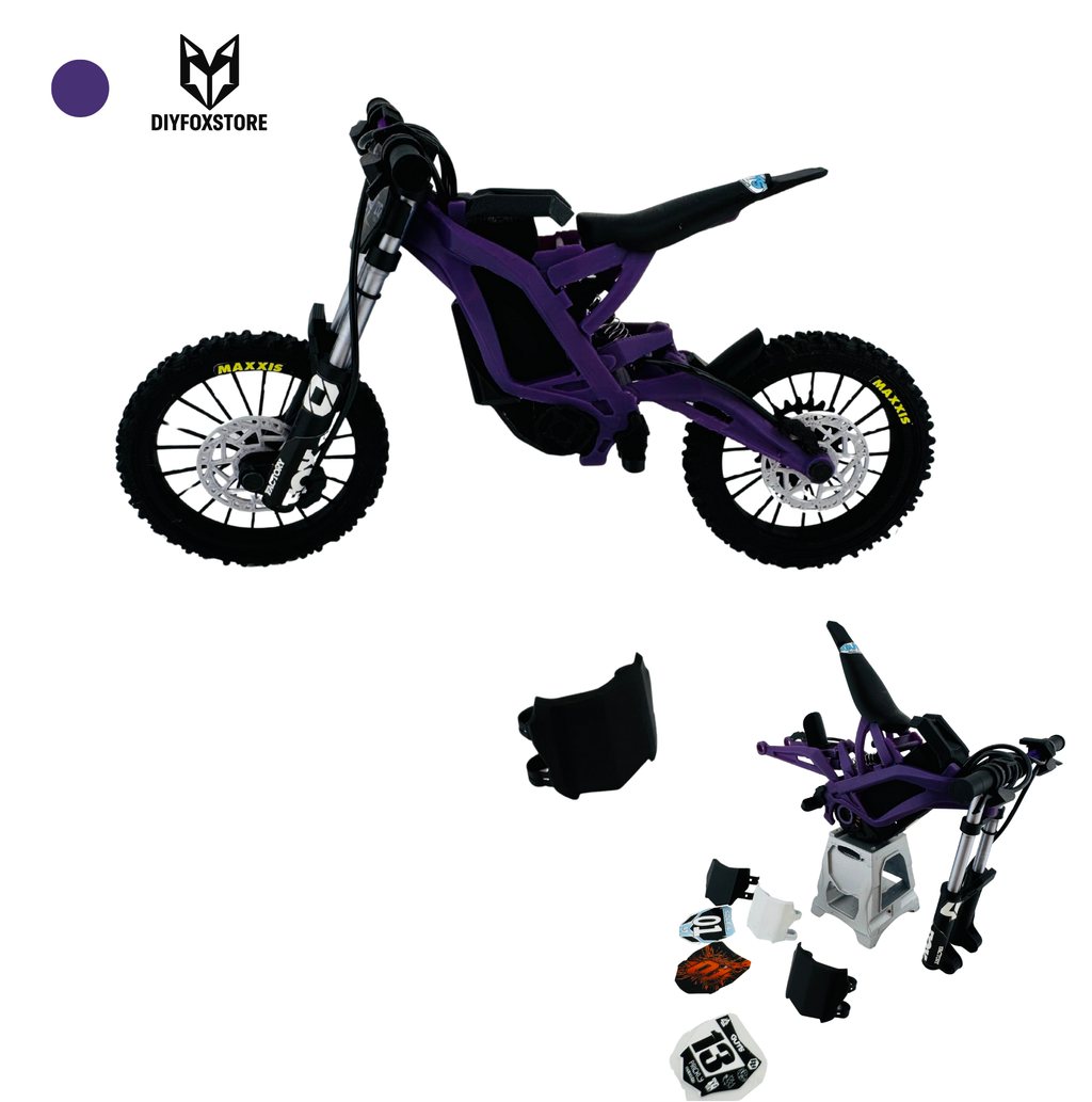 Mini Electric Dirt Bike 3D Scale Model – Tuttio Style Inspired Collectible