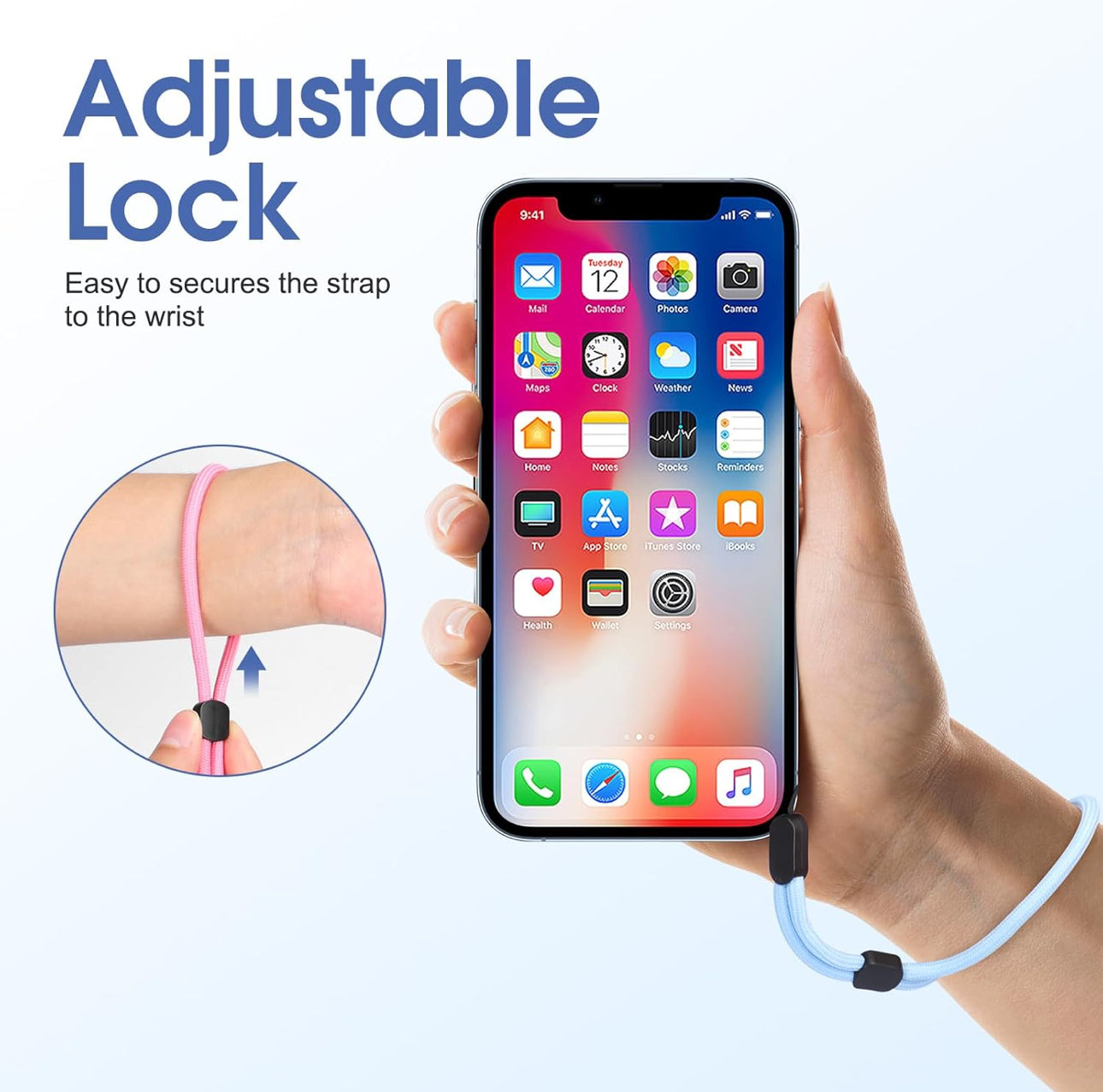 DIYFOXSTORE Adjustable Wrist Lanyard – Heavy Duty Nylon Strap