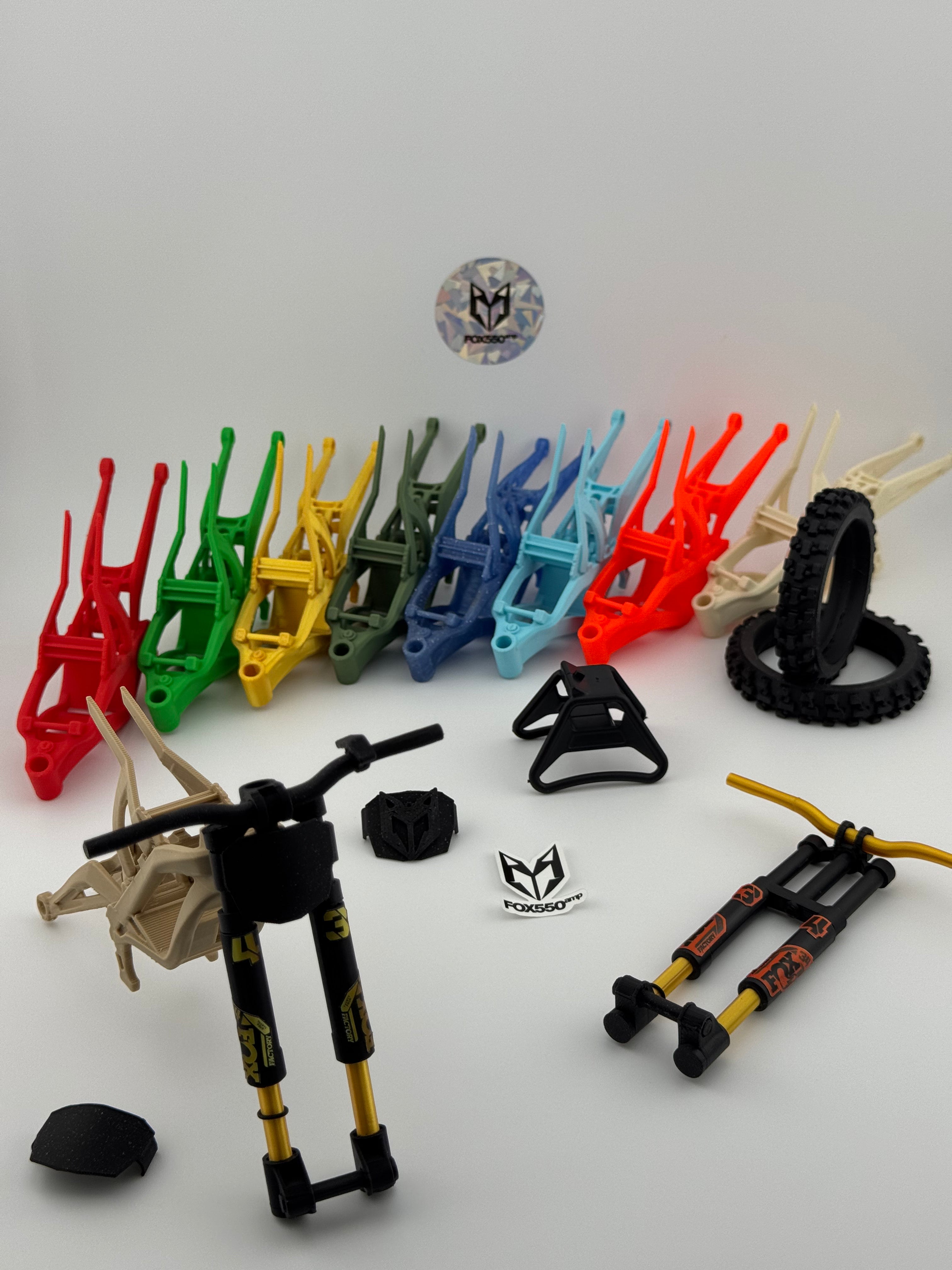 Mini Electric Dirt Bike 3D Scale Model – Basic Display Collectible | DIYFOXSTORE