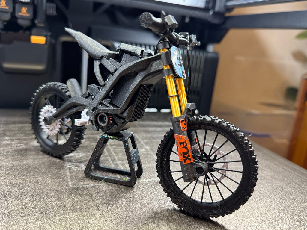 Mini Electric Dirt Bike 3D Scale Model – Basic Display Collectible | DIYFOXSTORE