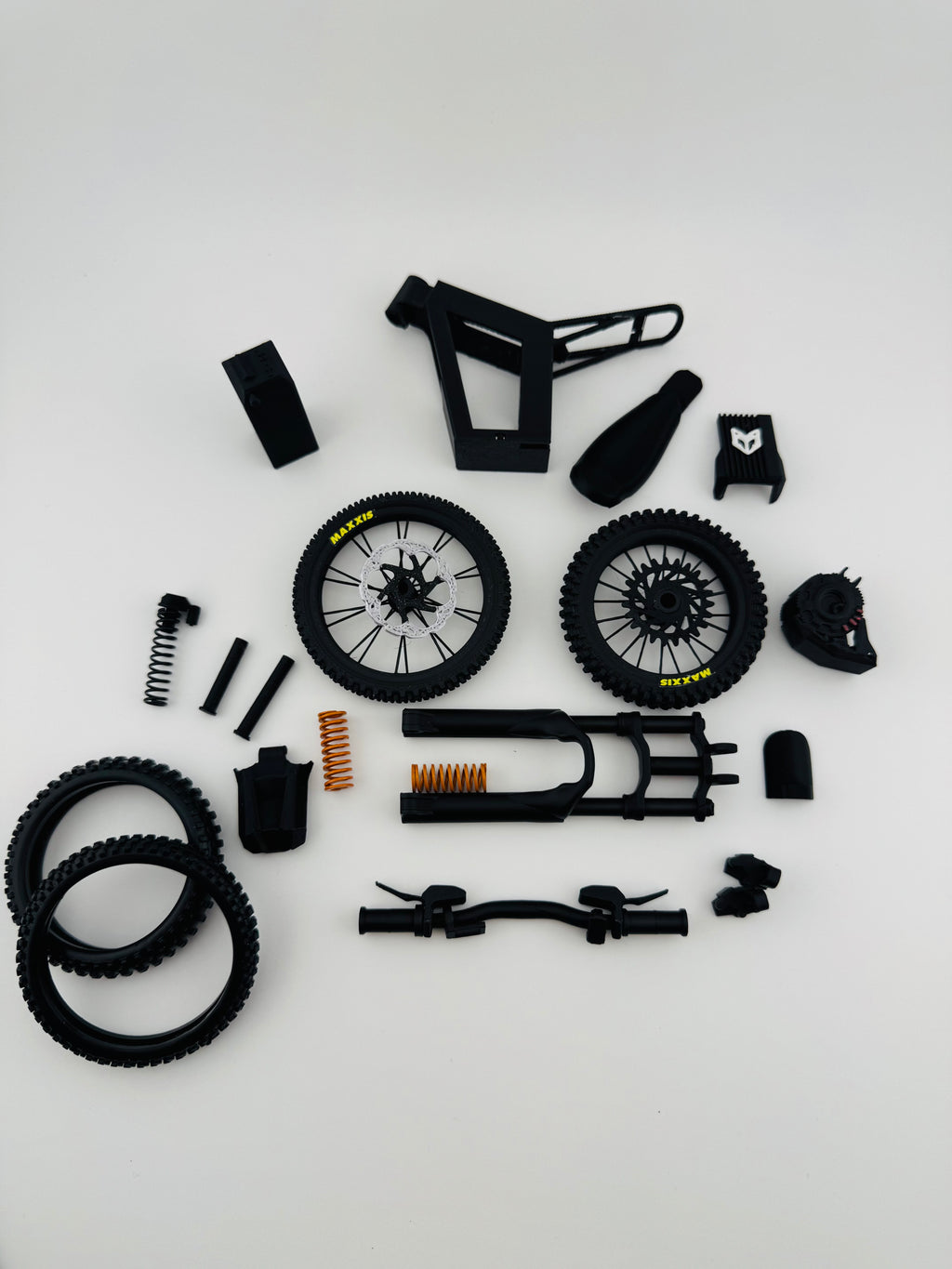 Mini Electric Dirt Bike 3D Scale Model – Tuttio Style Inspired Collectible