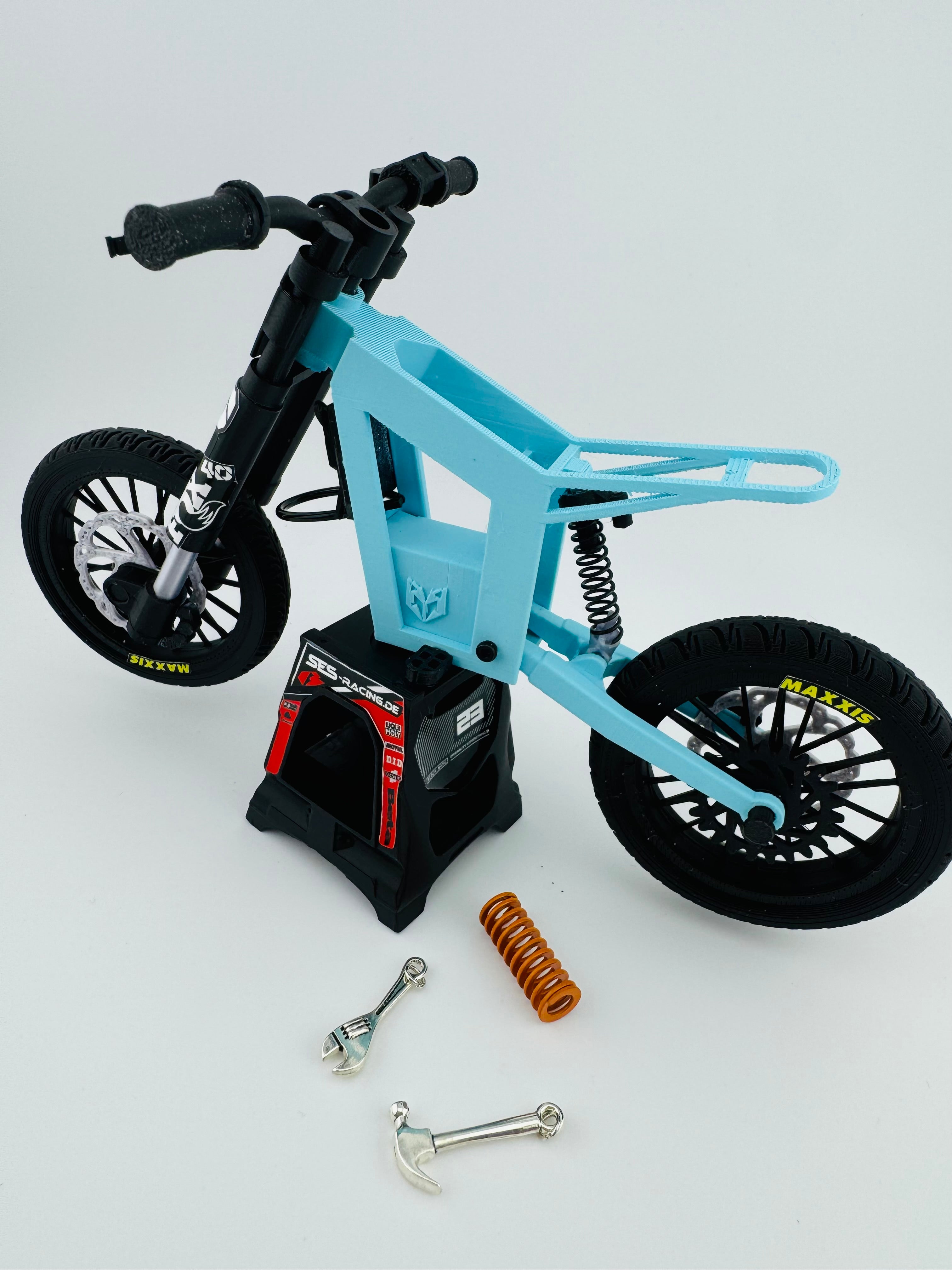 Mini Electric Dirt Bike 3D Scale Model – Tuttio Style Inspired Collectible