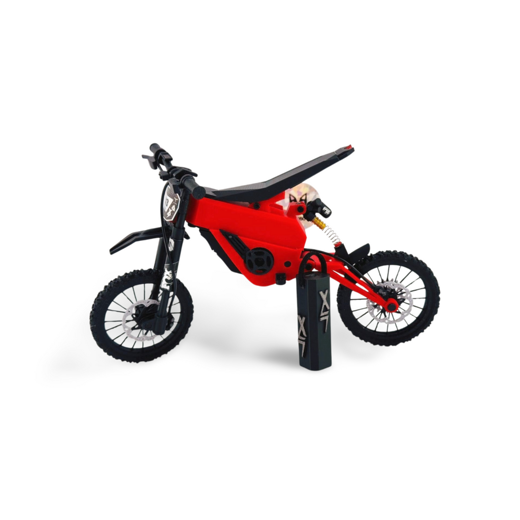 Left side of Mini Talaria 3D FOX550AMP® XXX3 collector edition, realistic suspension and detail finish.