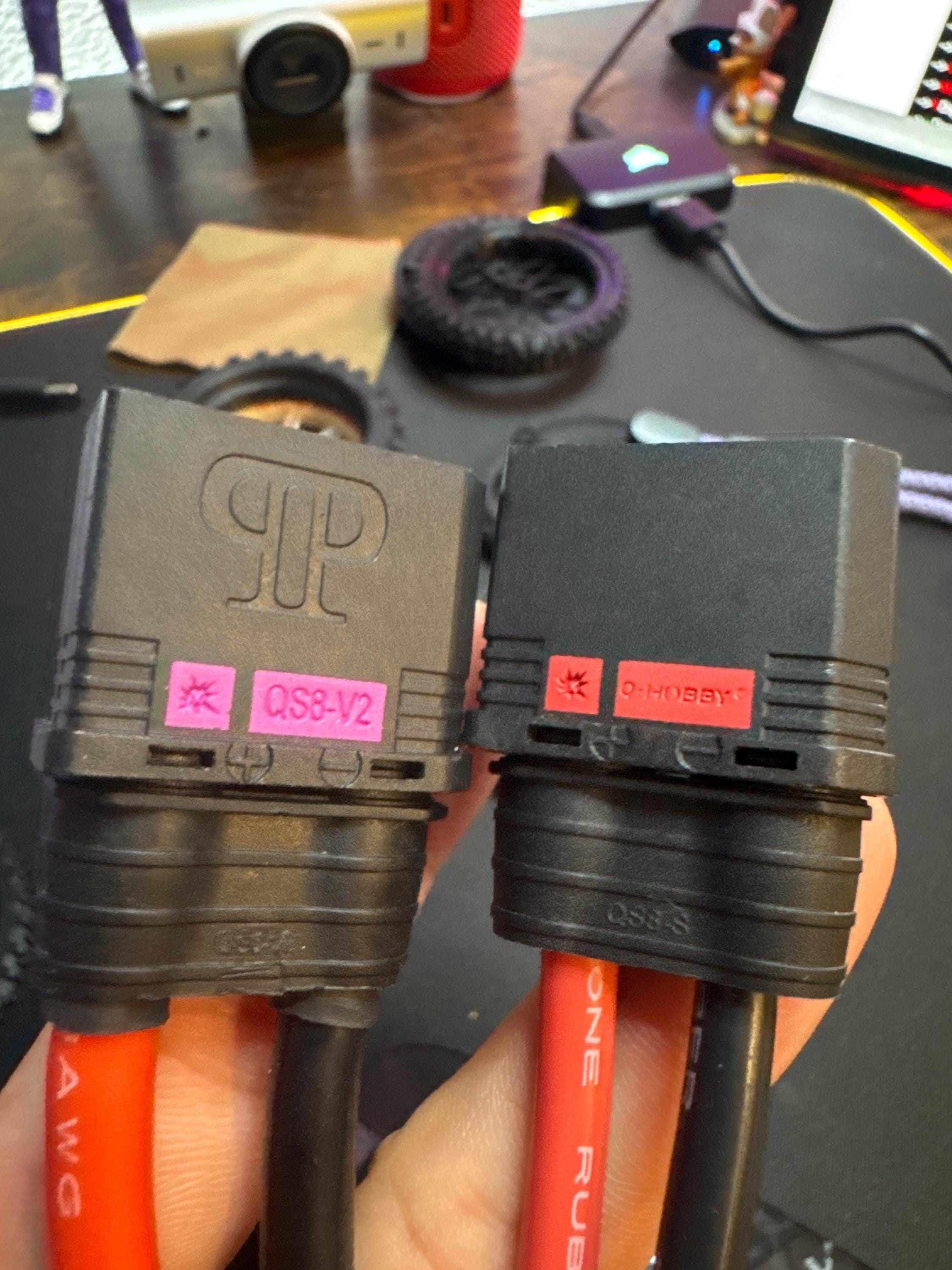 Diyfox550Amp QSC8 High Power Battery Connector Plug for SurRon Talaria eBikes Scooters RC Drones Toys DIY Battery Mods Ultra bee surRon